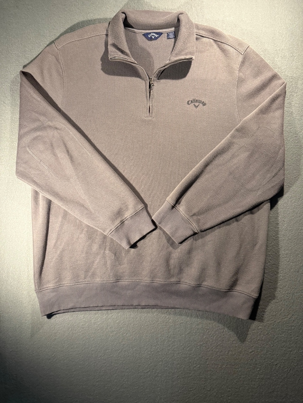 Callaway Men's Quarter Zip Pullover Sweater Size XL